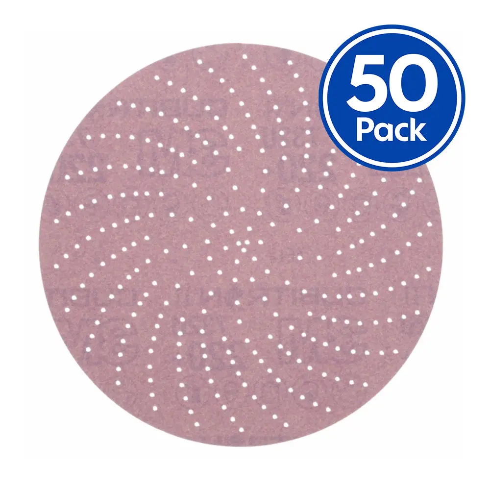 3M Xtract Cubitron Ii Hookit Paper Sanding Discs 732U 150Mm P120 Grit X 50 Pack 1