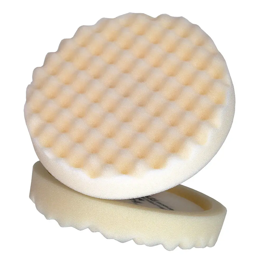 3M Perfect It Foam Compounding Pad 05737 Waffle Hook & Loop 203Mm White 1