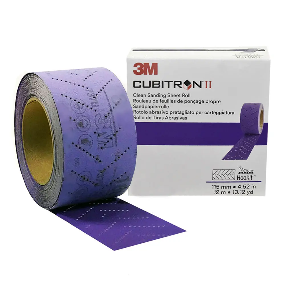3M 34464 Cubitron Clean Sanding Sheet Roll 120 Grit 12M X 115Mm 1