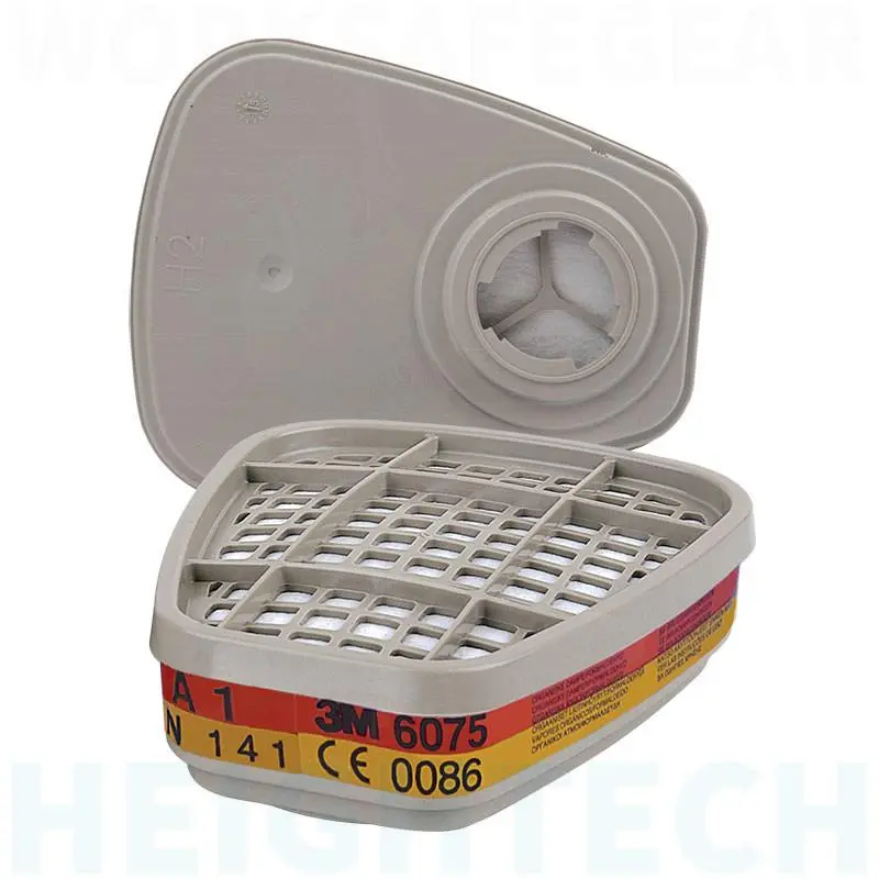 3M 6075 Formaldehyde Organic Vapour Cartridge Filter A1 Form Pair 1