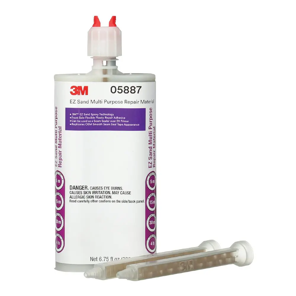 3M 05887 Ez Sand Flexible Parts Repair Adhesive Automix 200Ml Two Pack Epoxy Glue 1