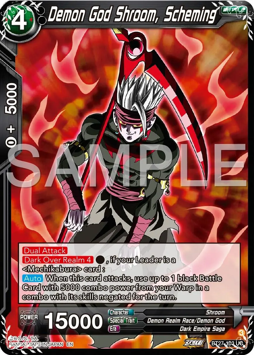 Demon God Shroom, Scheming (Bt27-103) [History Of Z] 1