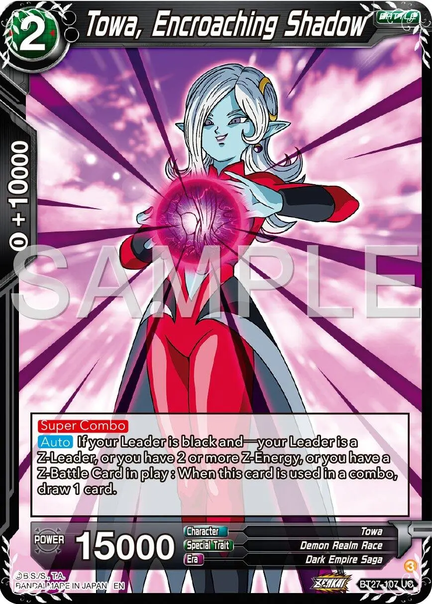 Towa, Encroaching Shadow (Bt27-107) [History Of Z] 1