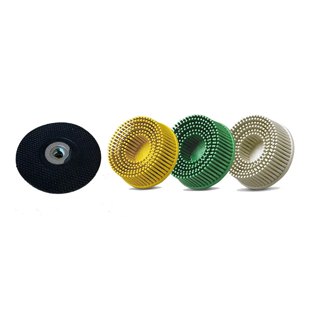 3M 982Bs Scotch-Brite Roloc Bristle Disc Intro Kit 50, 80, 120 Grit 50Mm X 16Mm 1