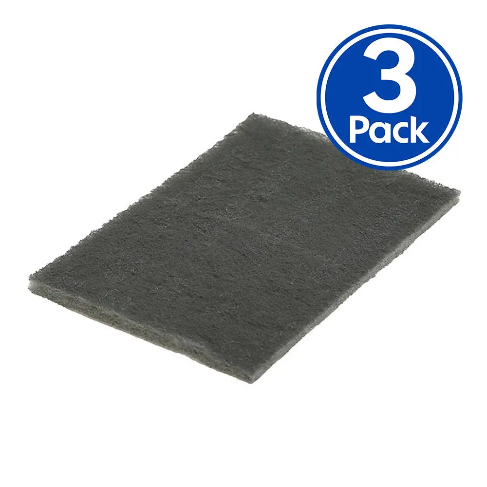3M 7446 Scotch Brite Grey Blending Hand Pad 150Mm X 230Mm X 3 Pack 1