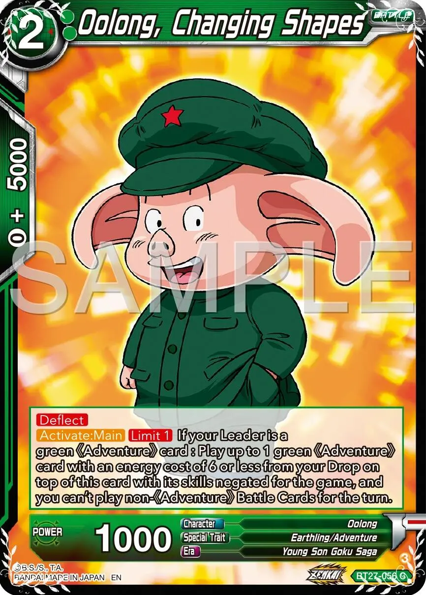 Oolong, Changing Shapes (Bt27-056) [History Of Z] 1