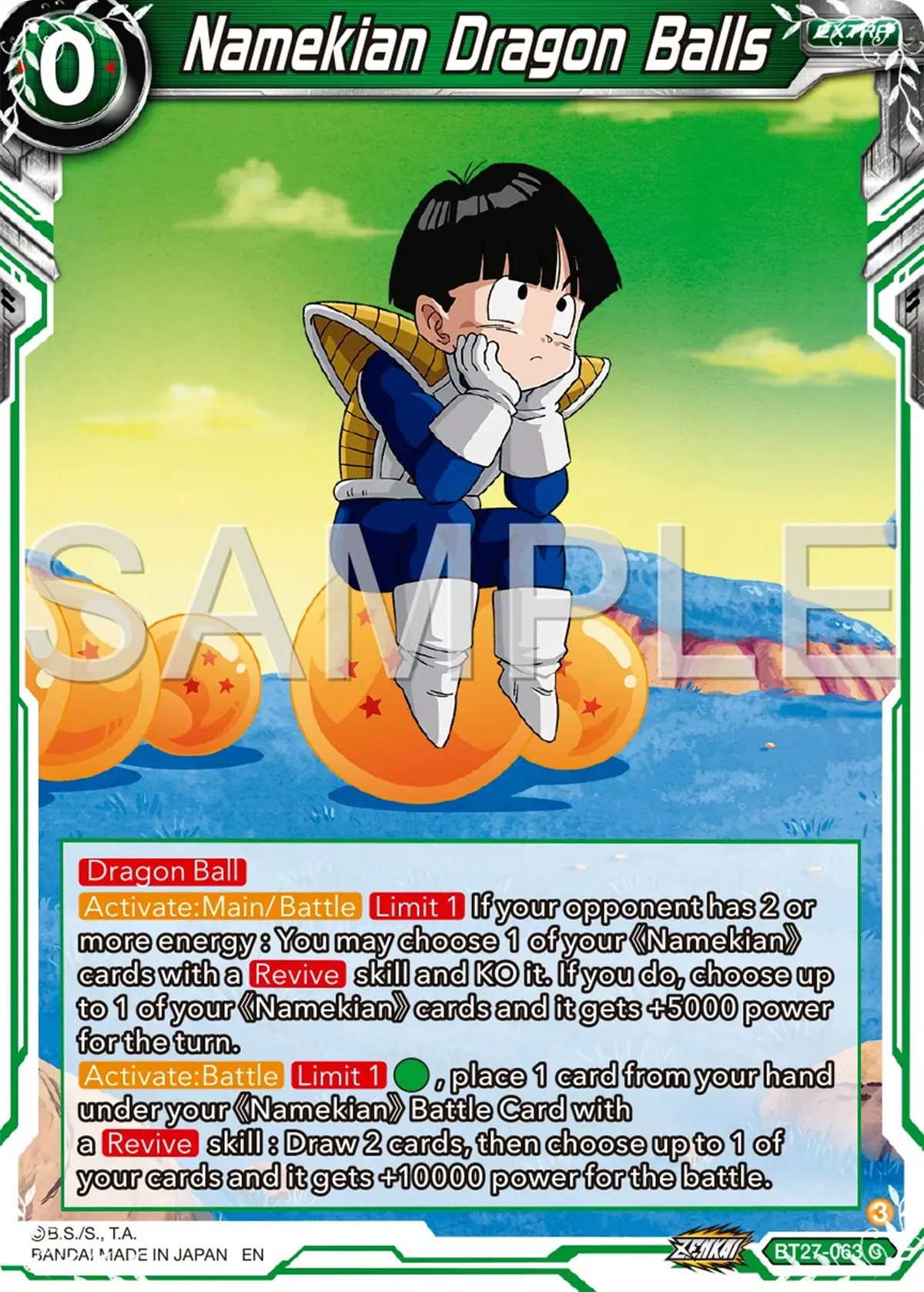 Namekian Dragon Balls (Bt27-063) [History Of Z] 1