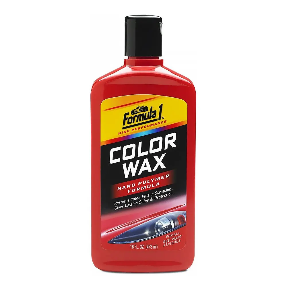 Formula 1 High Performance Automotive Colour Wax For Red Paints 473Ml 1
