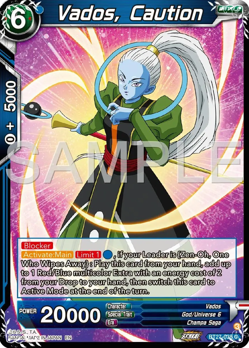 Vados, Caution (Bt27-038) [History Of Z] 1