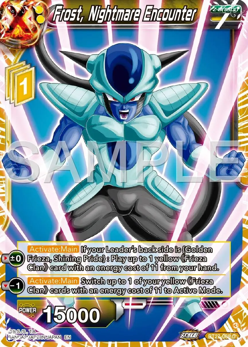 Frost, Nightmare Encounter (Bt27-068) [History Of Z] 1