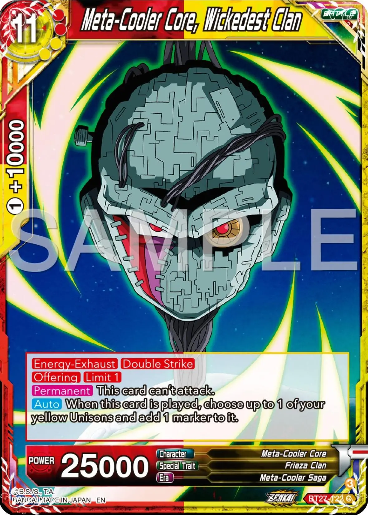 Meta-Cooler Core, Wickedest Clan (Bt27-122) [History Of Z] 1