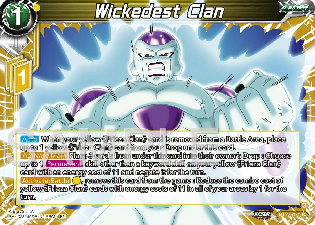 Wickedest Clan (Bt27-070) [History Of Z] 1