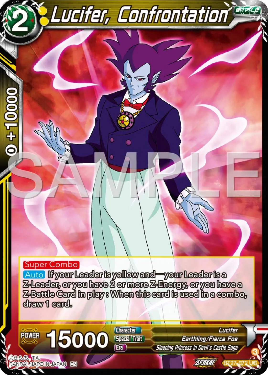 Lucifer, Confrentation (Bt27-072) [History Of Z] 1