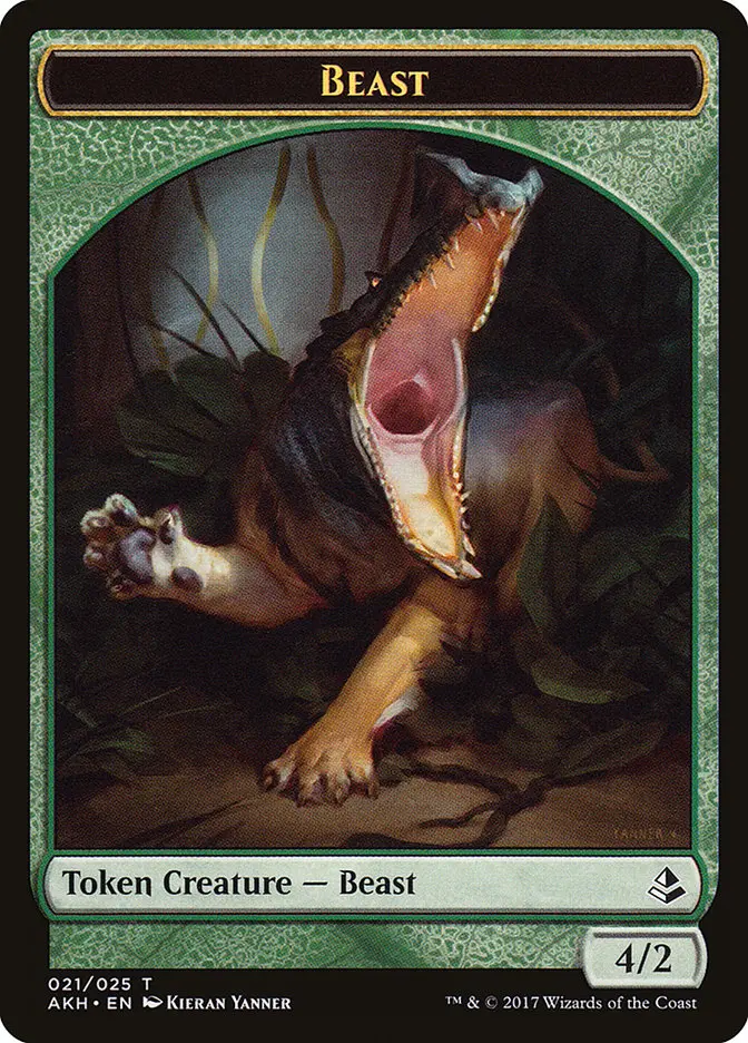 Beast Token [Amonkhet Tokens] 1