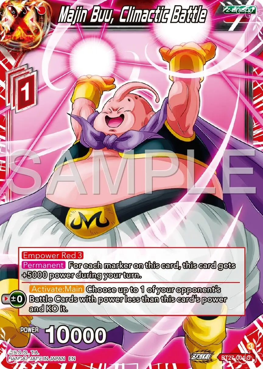 Majin Buu, Climactic Battle (Bt27-004) [History Of Z] 1