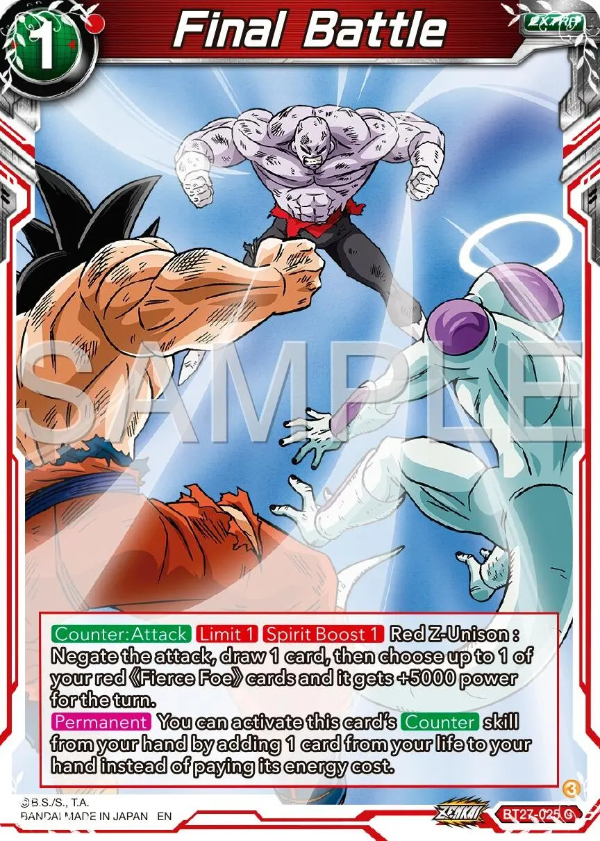 Final Battle (Bt27-025) [History Of Z] 1