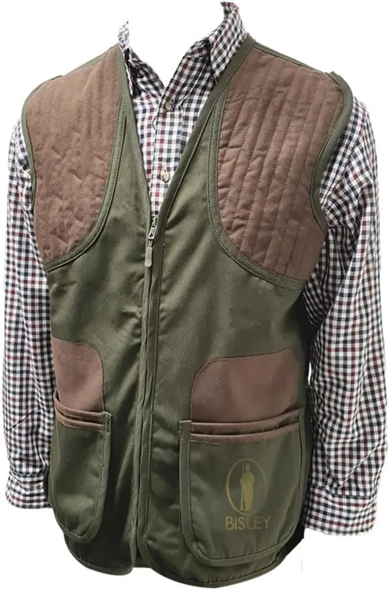 Bisley Shooting Vest - Olive Green 1