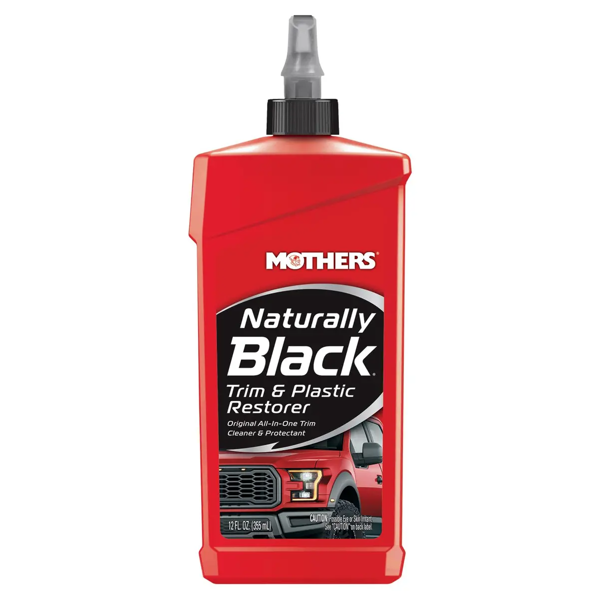 Mothers Naturally Black Trim & Plastic Restorer 355Ml Oxidisation Remover 1