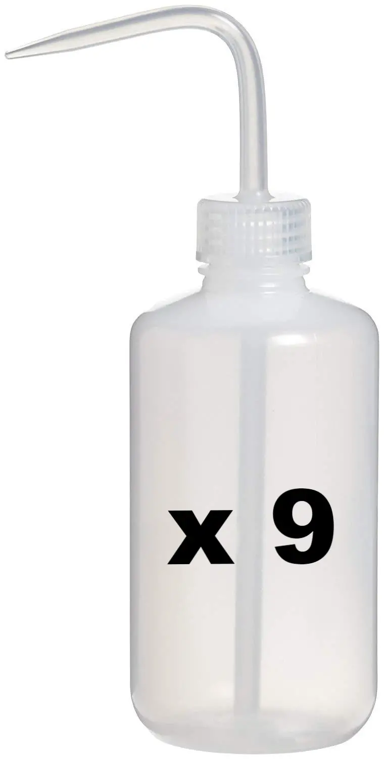 Thinners Solvent Squirter Spray Maintence Gun Cleaning Bottle 1L X 9 1