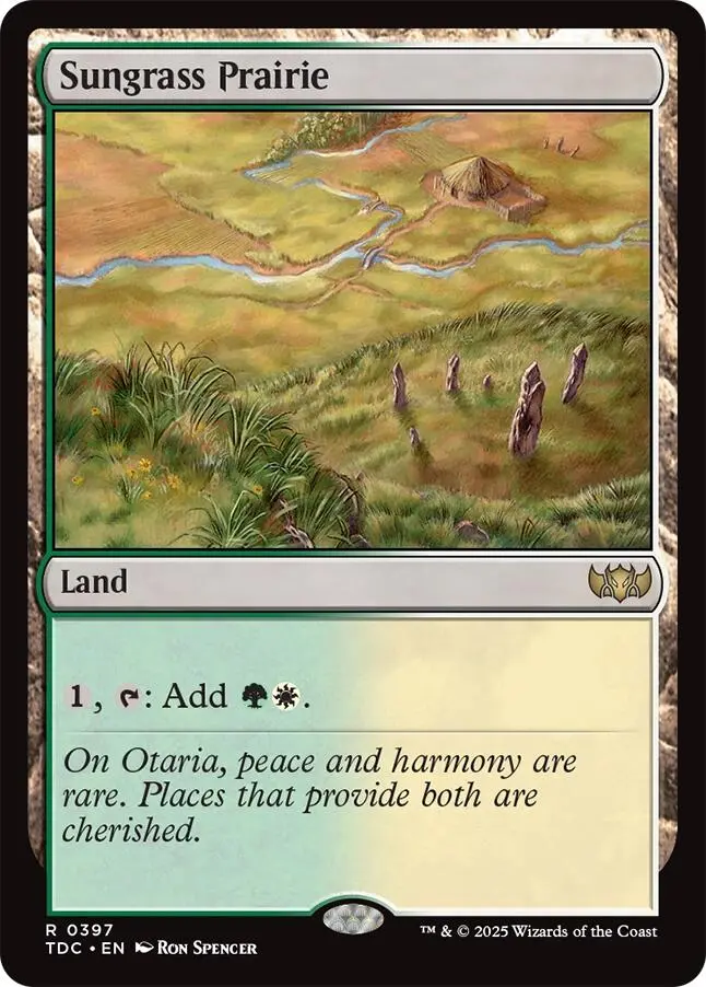 Sungrass Prairie [Tarkir: Dragonstorm Commander] 1