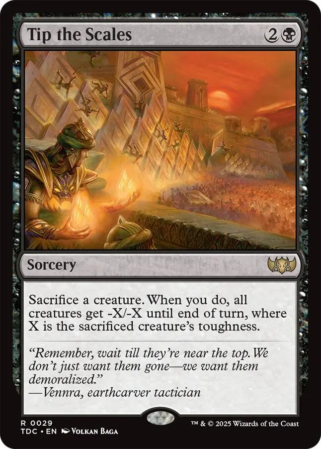 Tip The Scales [Tarkir: Dragonstorm Commander] 1