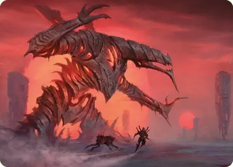 Red Sun's Zenith Art Card [Phyrexia: All Will Be One Art Series] 1