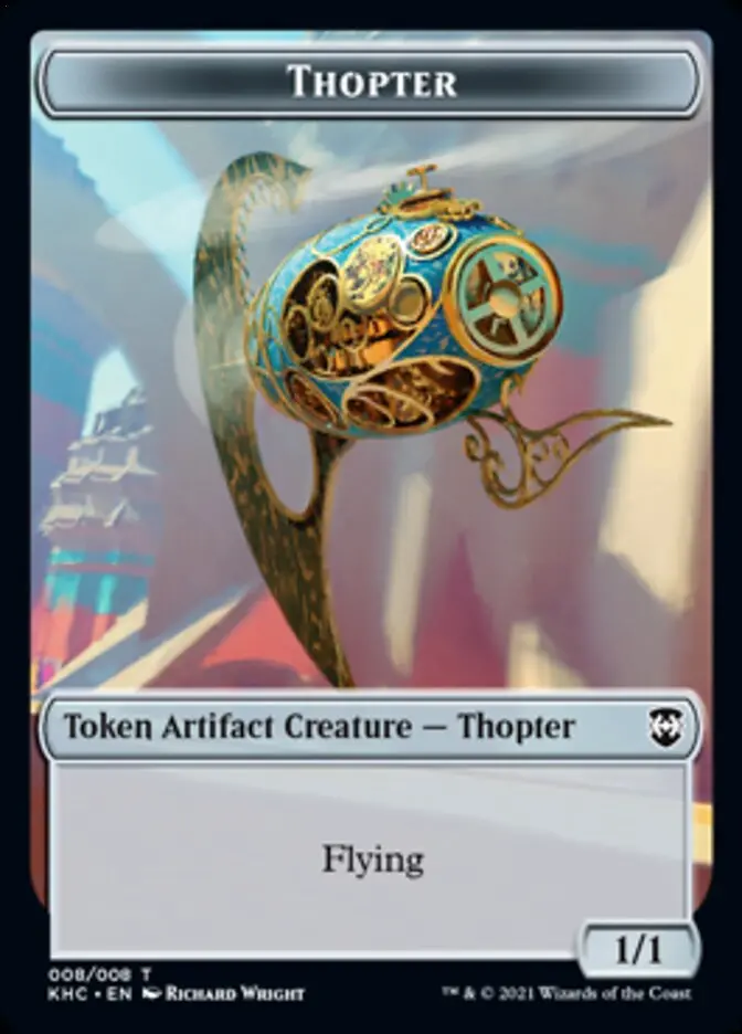 Thopter Token [Kaldheim Commander Tokens] 1