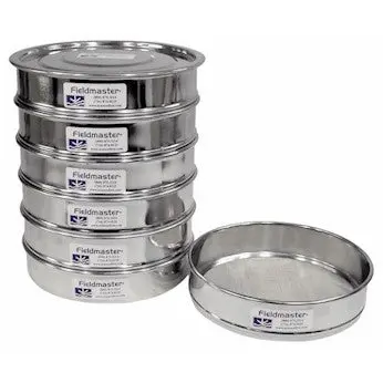 Sieve Set, Steel Frame With Stainless Steel Mesh, 6 Sieves 1