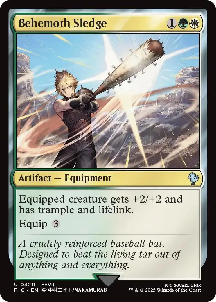 Behemoth Sledge (Surge Foil) [Final Fantasy Commander] 1