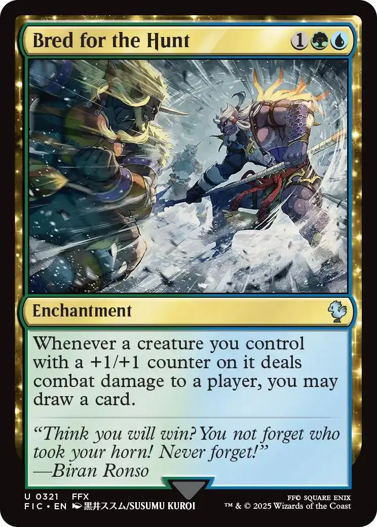 Bred For The Hunt (Surge Foil) [Final Fantasy Commander] 1