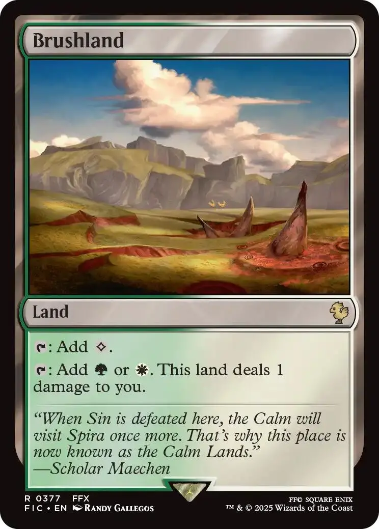Brushland (Surge Foil) [Final Fantasy Commander] 1