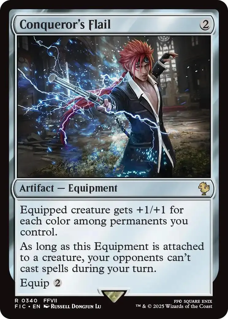 Conqueror's Flail (Surge Foil) [Final Fantasy Commander] 1