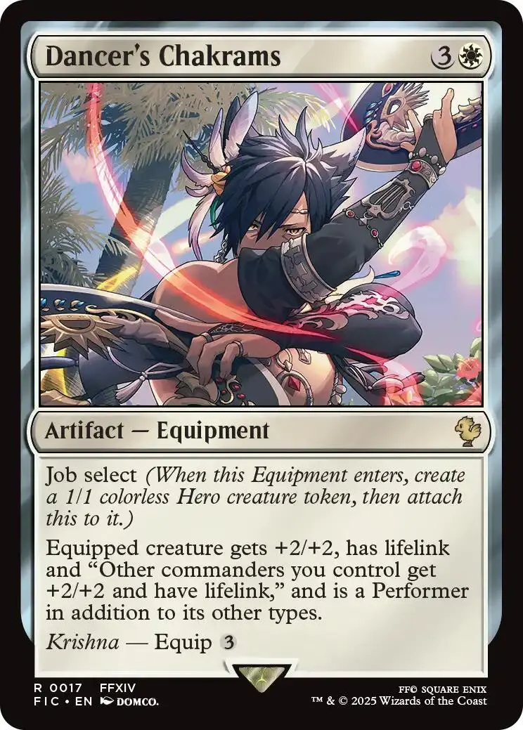 Dancer's Chakrams (Surge Foil) [Final Fantasy Commander] 1