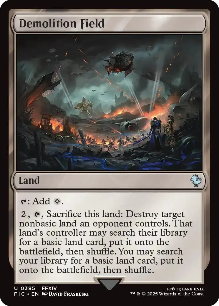 Demolition Field (Surge Foil) [Final Fantasy Commander] 1