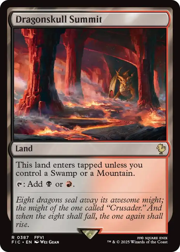 Dragonskull Summit (Surge Foil) [Final Fantasy Commander] 1