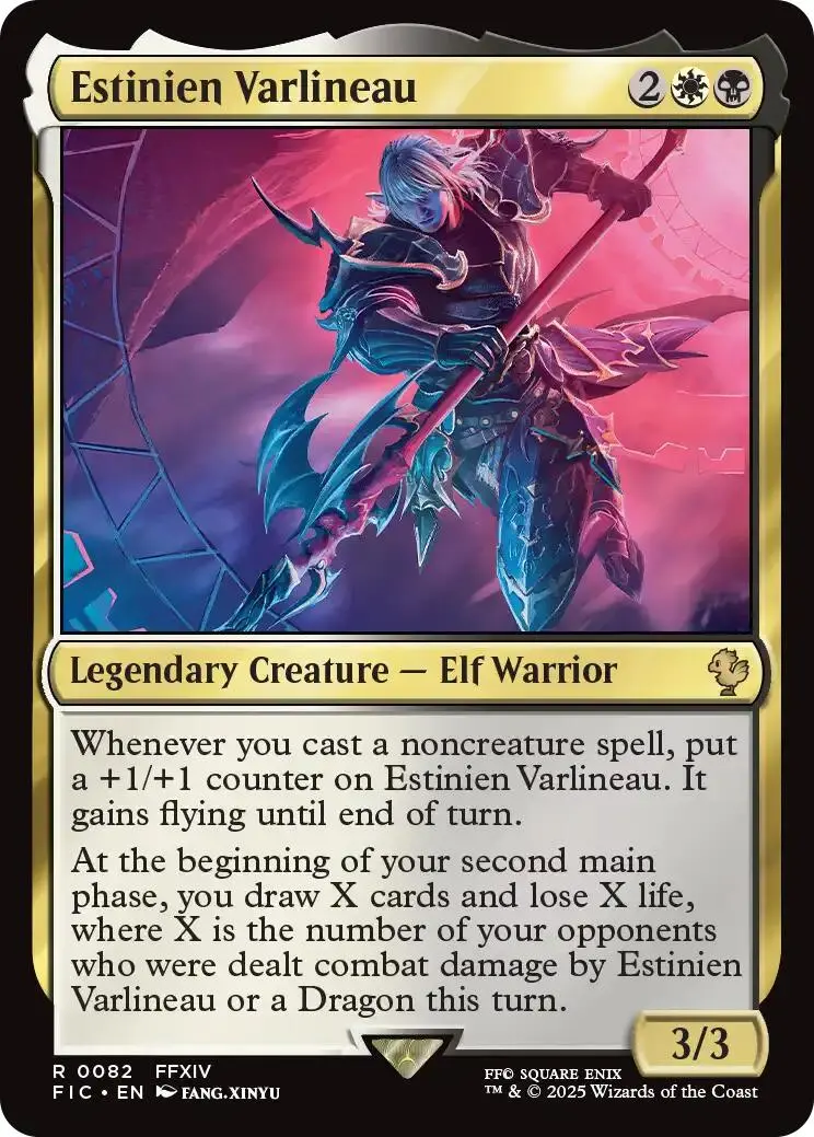 Estinien Varlineau (Surge Foil) [Final Fantasy Commander] 1