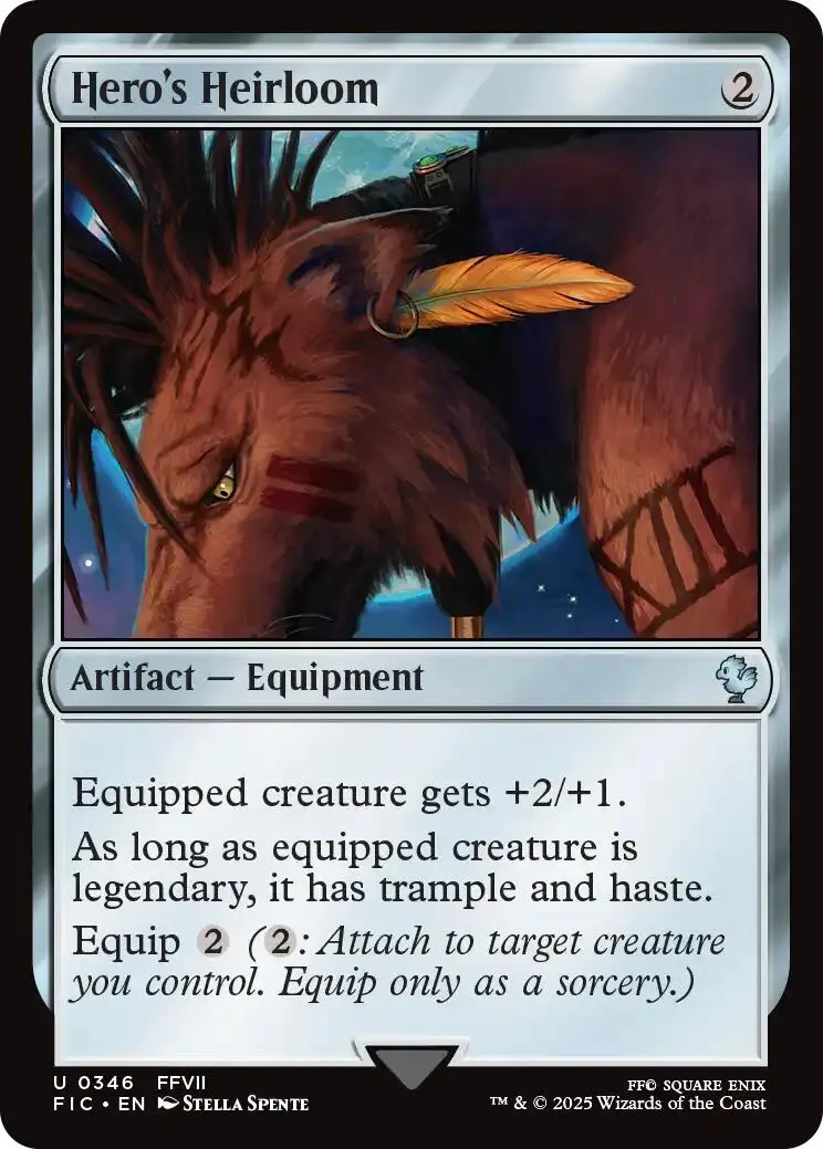 Hero's Heirloom (Surge Foil) [Final Fantasy Commander] 1