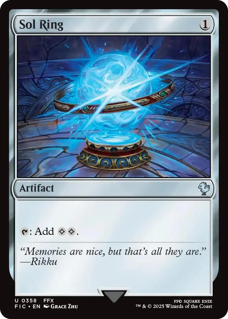 Sol Ring (0358) (Surge Foil) [Final Fantasy Commander] 1
