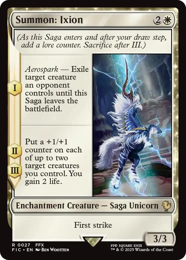 Summon: Ixion (Surge Foil) [Final Fantasy Commander] 1