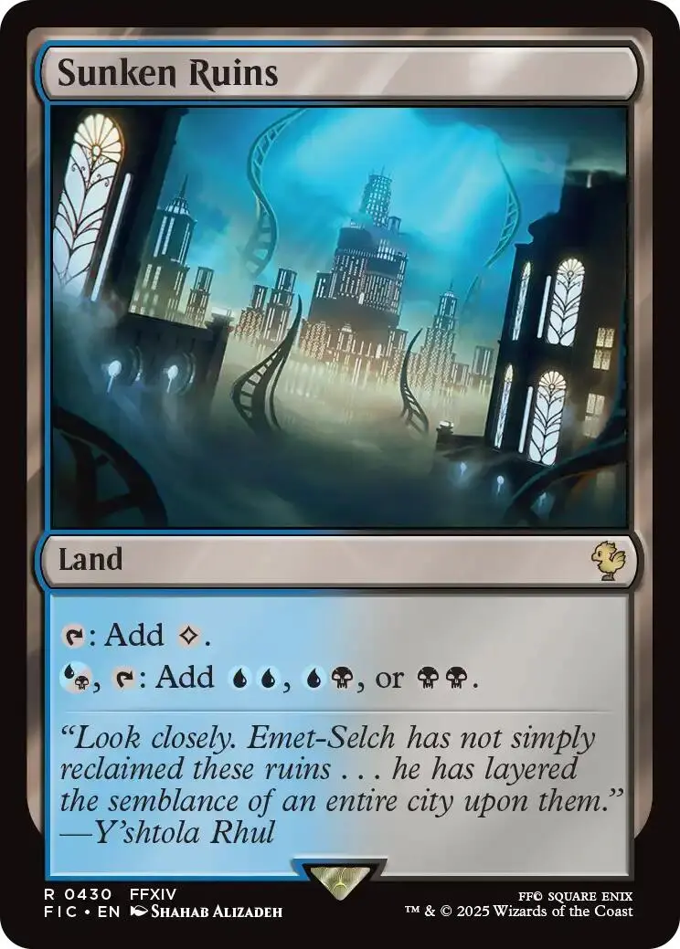 Sunken Ruins (Surge Foil) [Final Fantasy Commander] 1