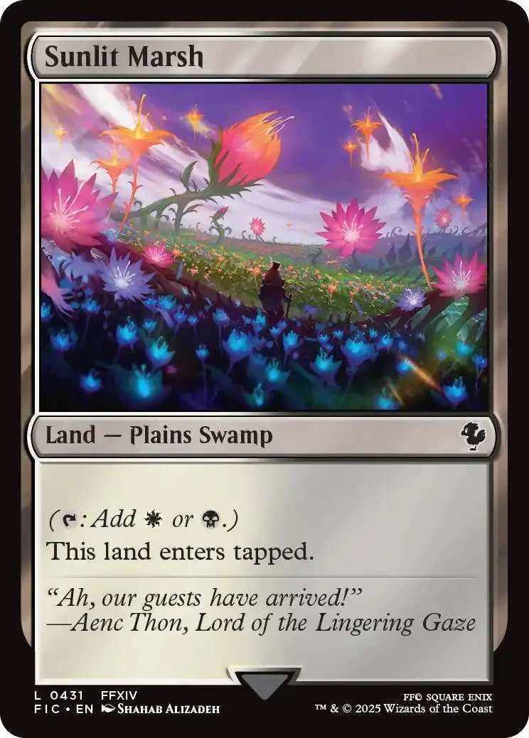 Sunlit Marsh (Surge Foil) [Final Fantasy Commander] 1