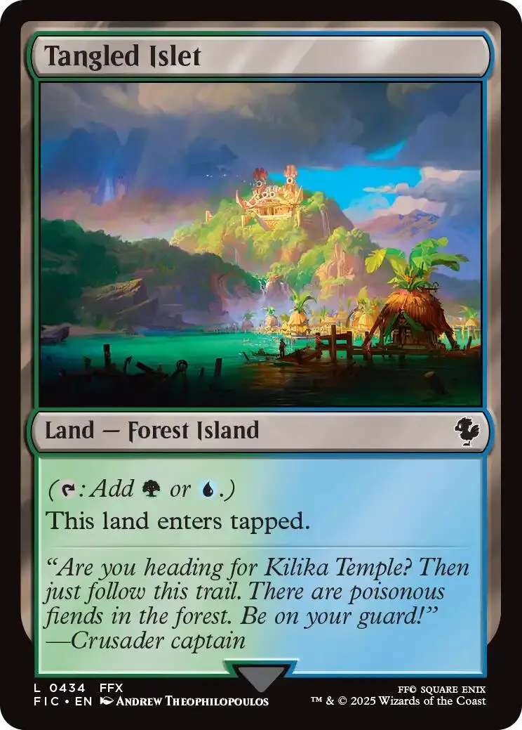 Tangled Islet (Surge Foil) [Final Fantasy Commander] 1