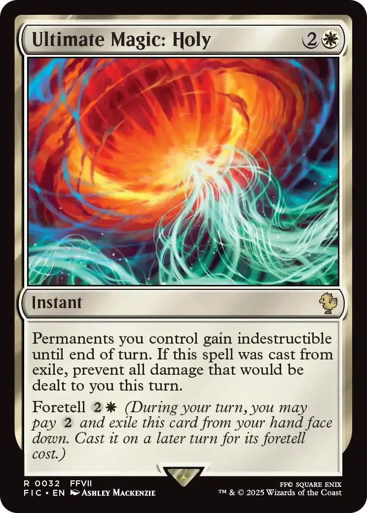 Ultimate Magic: Holy (Surge Foil) [Final Fantasy Commander] 1