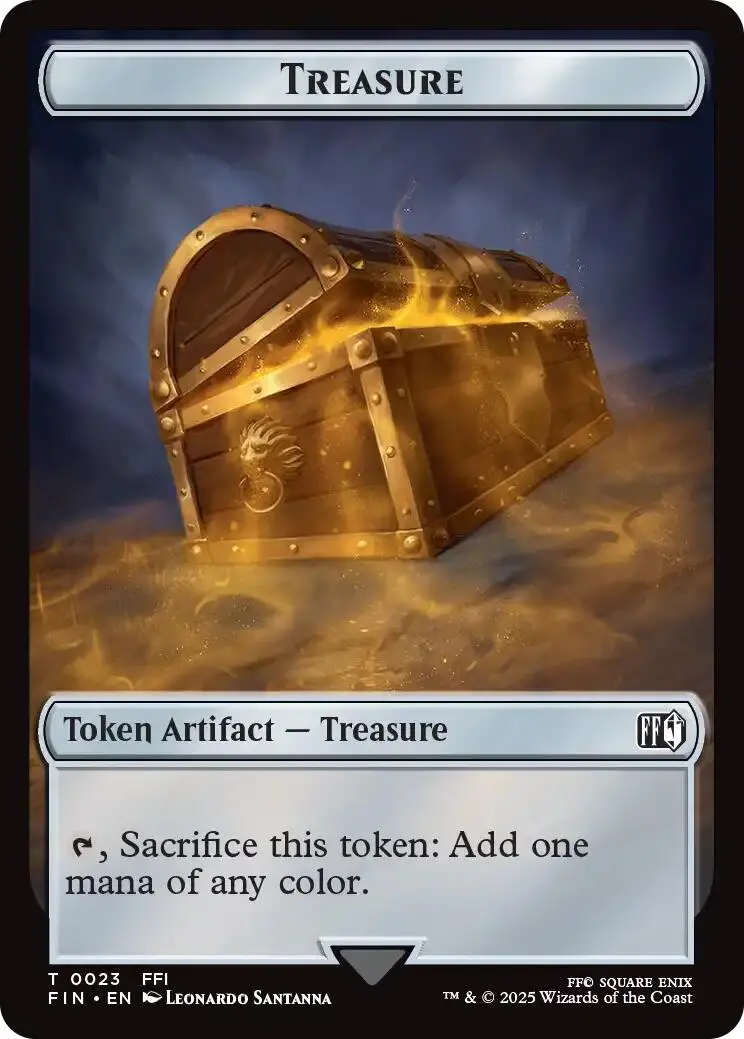 Clue // Treasure Double-Sided Token [Final Fantasy Commander Tokens] 2