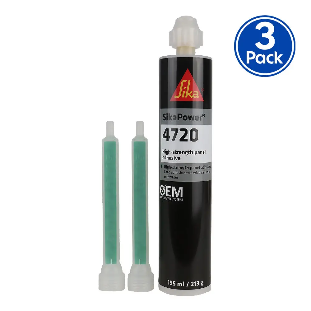 Sikapower 4720 High Strength Epoxy Panel Adhesive 2 Component Bonding 195Ml X3 1
