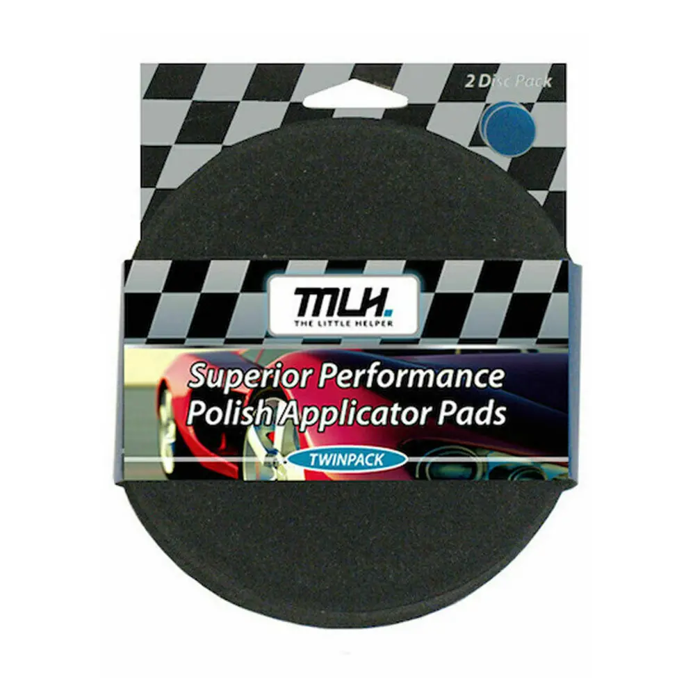 Mlh Foam Polish Applicator Pad 4.5" 64Mlh470 Black X 2 Pack 1