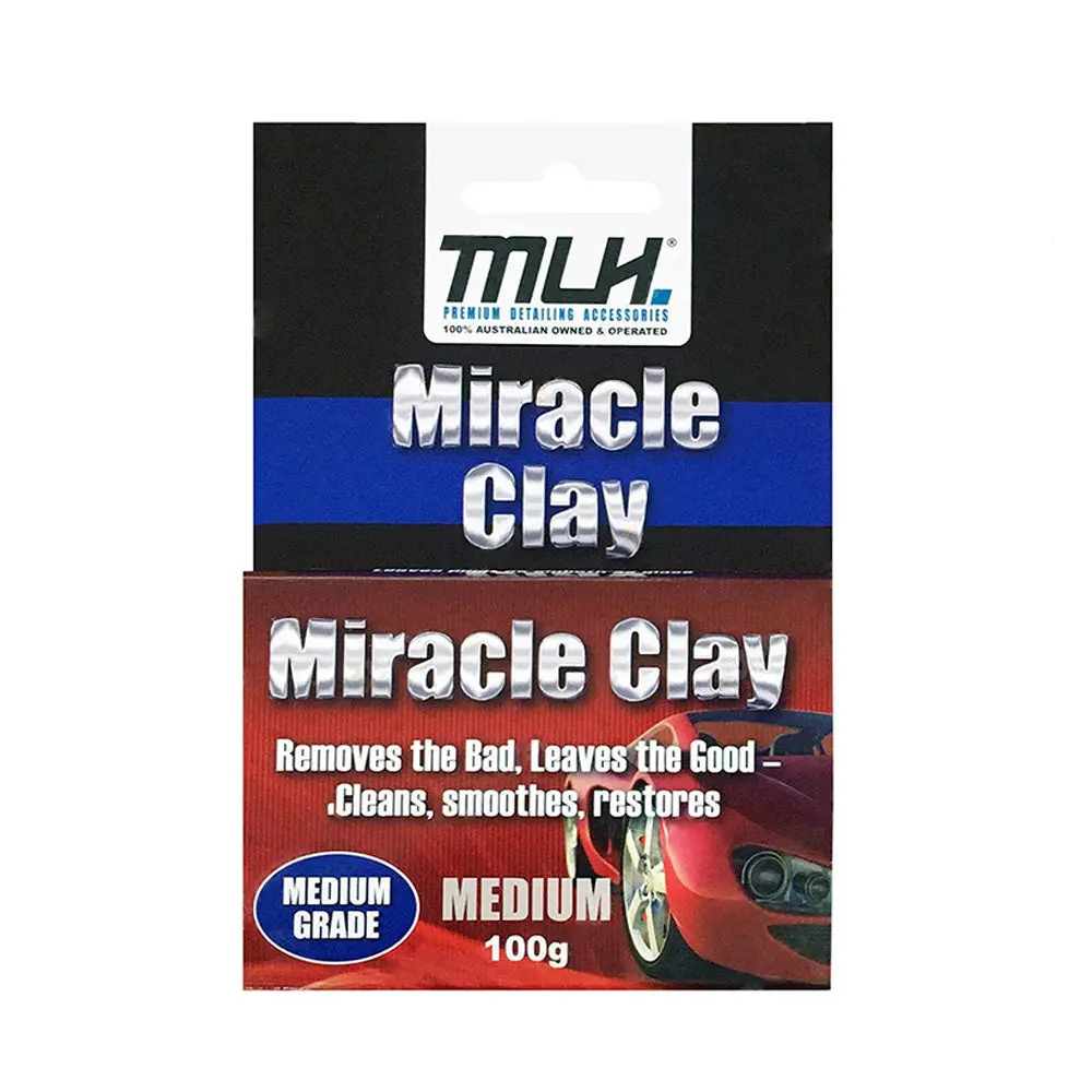 Mlh Miracle Clay Medium 100G Overspray Paint Contaminant Remover 1