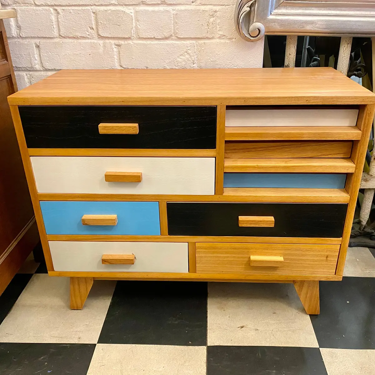 Funky Retro Style Chest Of Drawers - Sold 1