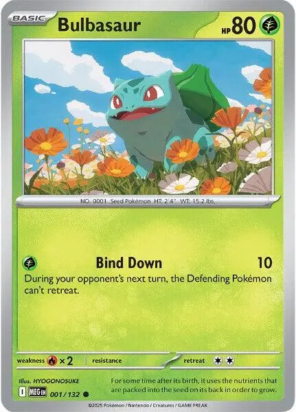 Bulbasaur (001/132) [Mega Evolution: Base Set] 1