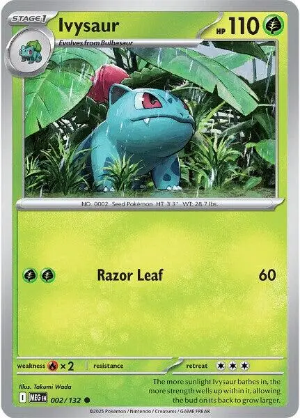 Ivysaur (002/132) [Mega Evolution: Base Set] 1
